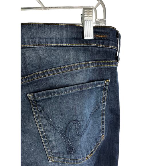 Citizens of Humanity Ava Low Rise Straight Leg Jeans Womens Sz 30 Dark Wash - Picture 5 of 9